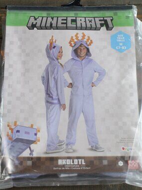 Official Minecraft Hooded Jumpsuit Costume Outfit